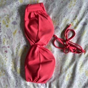 4/$25 Coral victoria secret Bikini Top